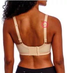 Sonic Underwire Molded Spacer Sports Bra Nude 34B