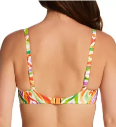 Tusan Beach Underwire Plunge Bikini Swim Top Multi 28D