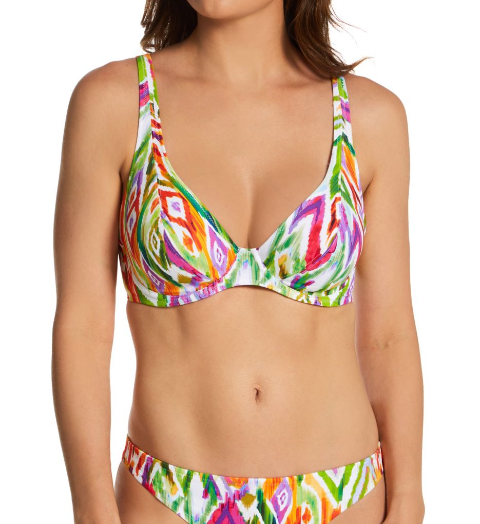 Tuscan Beach Underwire High Apex Bikini Swim Top