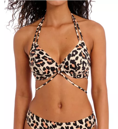 Freya Animal Instinct Underwire Halter Bikini Swim Top AS0390