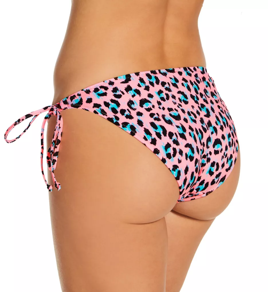 Cala Fiesta Tie Side Bikini Brief Swim Bottom Leopard M