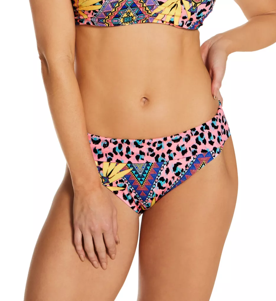 Cala Fiesta Fold Bikini Brief Swim Bottom Multi XL