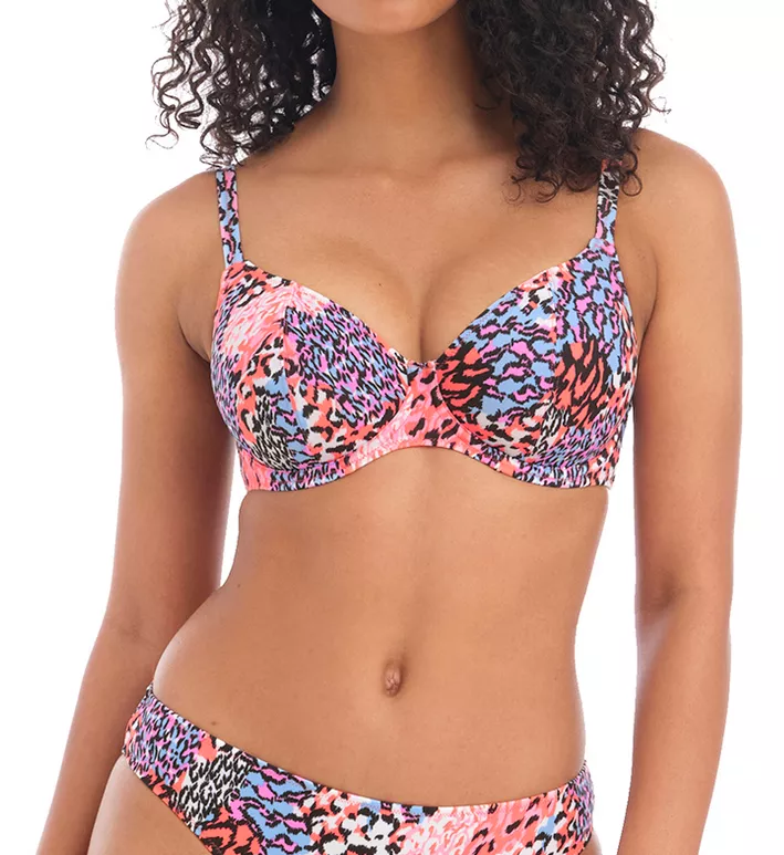 Freya Cala Palma Sweetheart Padded Underwire Bikini Top (202403)- Multi