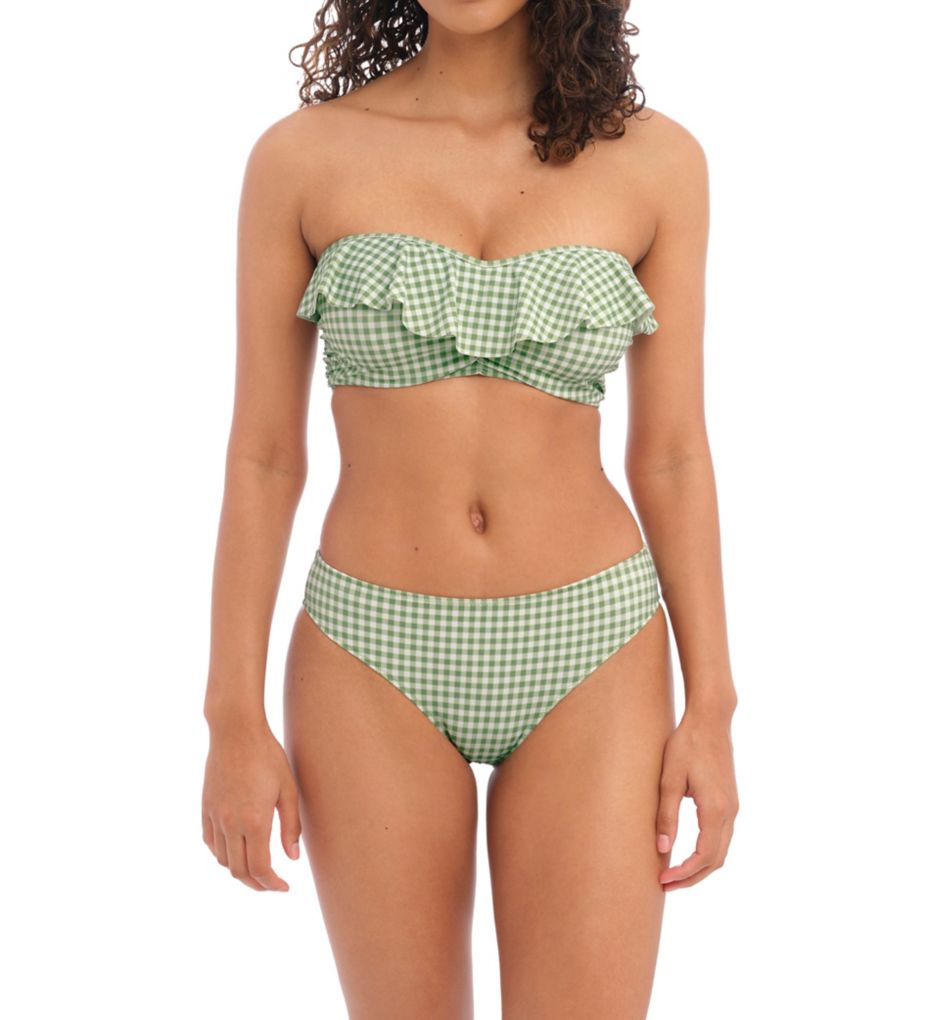 Check In Underwire Bandeau Bikini Swim Top-cs4