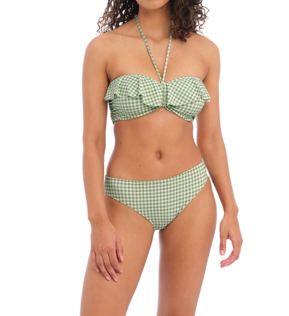 Freya Swim Check In Underwired High Apex Bikini Top - Monochrome