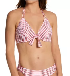 New Shores Underwire Bandless Halter Swim Top