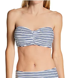 New Shores Underwire Padded Bandeau Swim Top Ink 30F