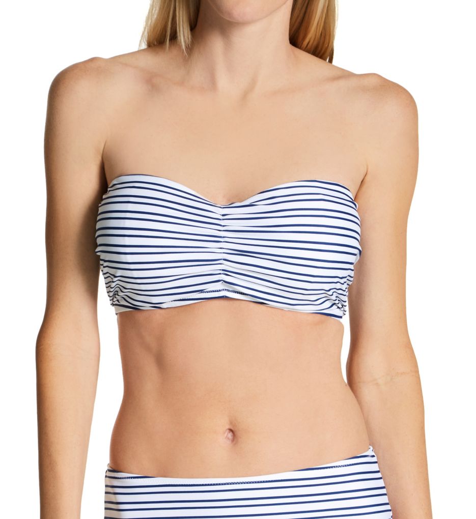 New Shores Underwire Padded Bandeau Swim Top