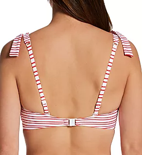 New Shores Concealed Underwire Bralette Swim Top Chilli 34DD