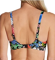 Floral Haze Underwire Sweetheart Bikini Swim Top Multi 30D