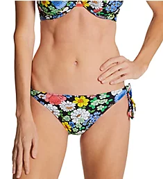 Floral Haze Tie Side Bikini Brief Swim Bottom