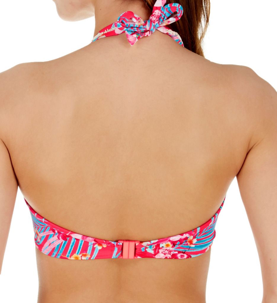 Wild Sun Crochet Underwire Halter Bikini Swim Top