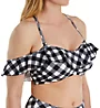 Freya Totally Check Underwire Off The Shoulder Swim Top AS2925 - Image 8