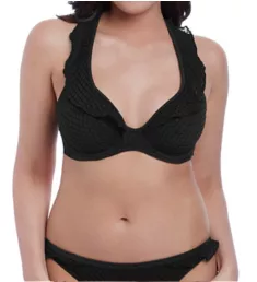 Bohemia Underwire Ruffle Plunge Swim Top