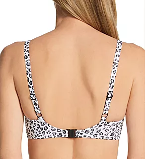Cala Selva Underwire Plunge Bikini Swim Top Leopard 30H