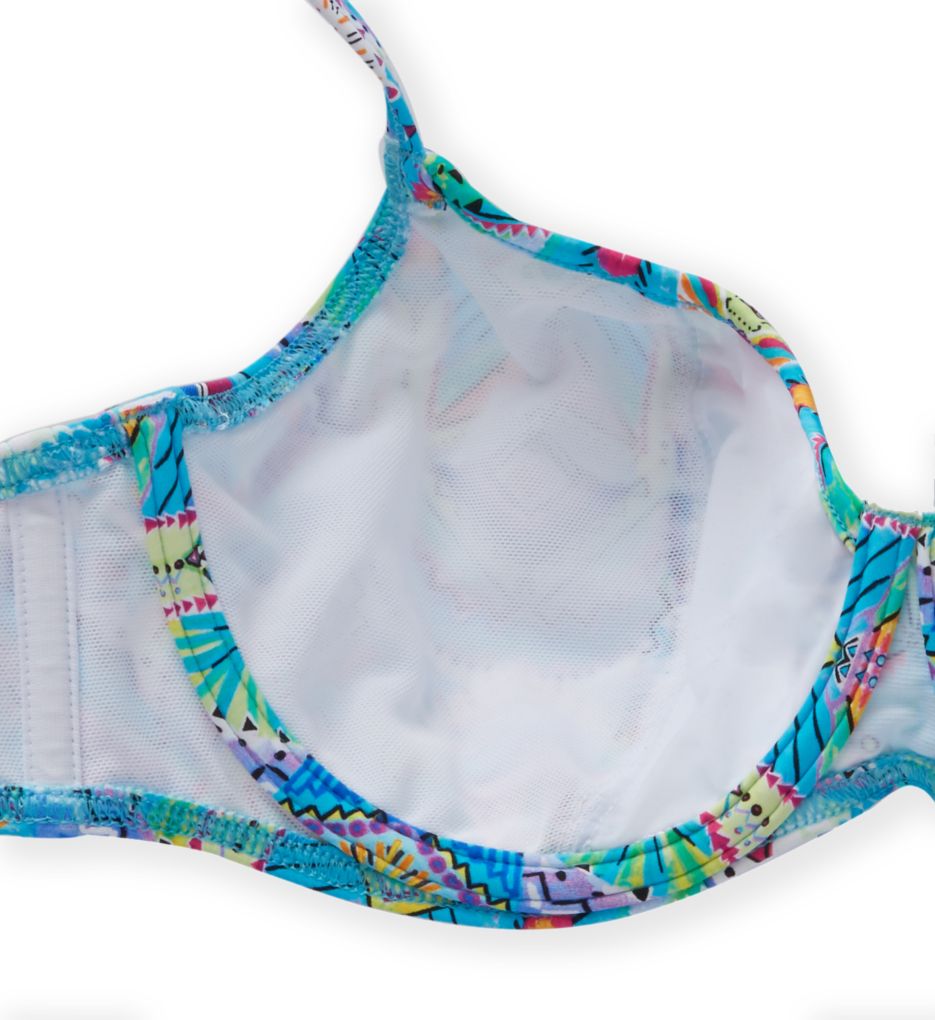 New Native Underwire Plunge Bikini Swim Top-cs3
