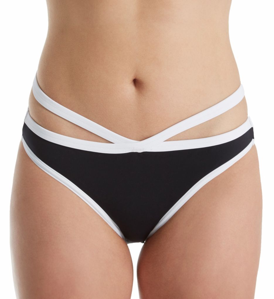 Back To Black Italini Bikini Swim Bottom-fs