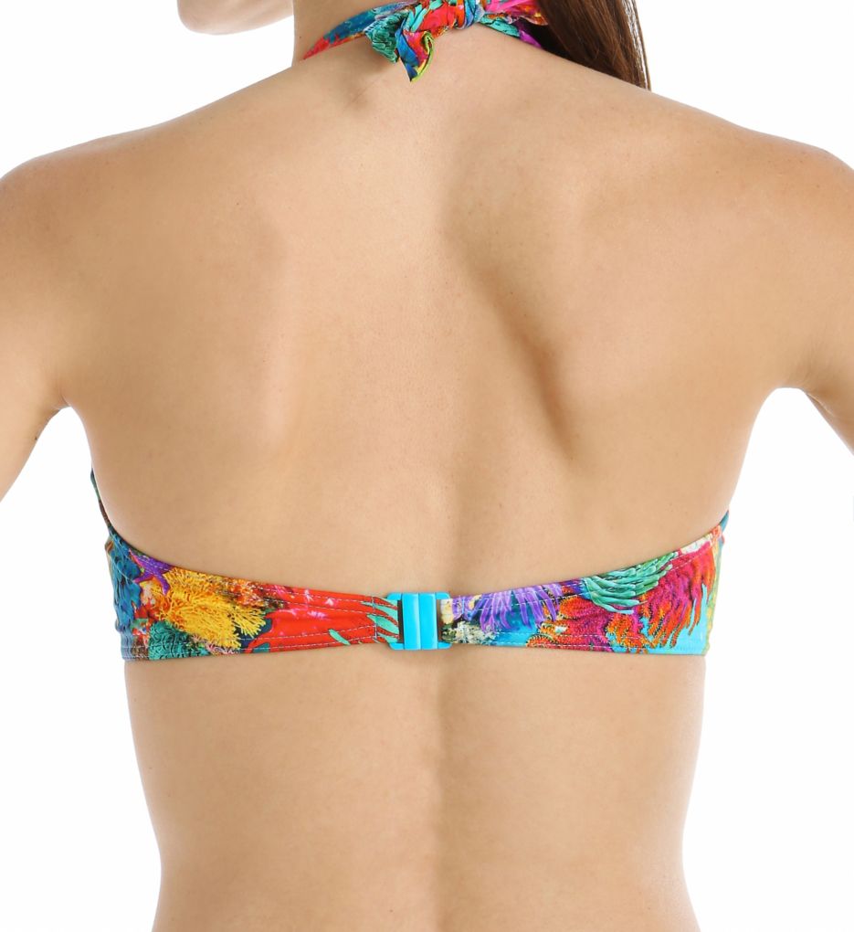 Under the Sea Underwire Banded Halter Swim Top