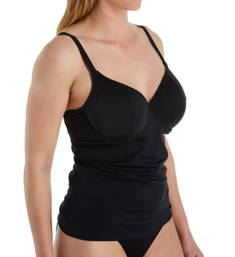 Remix Black Tankini Top from Freya