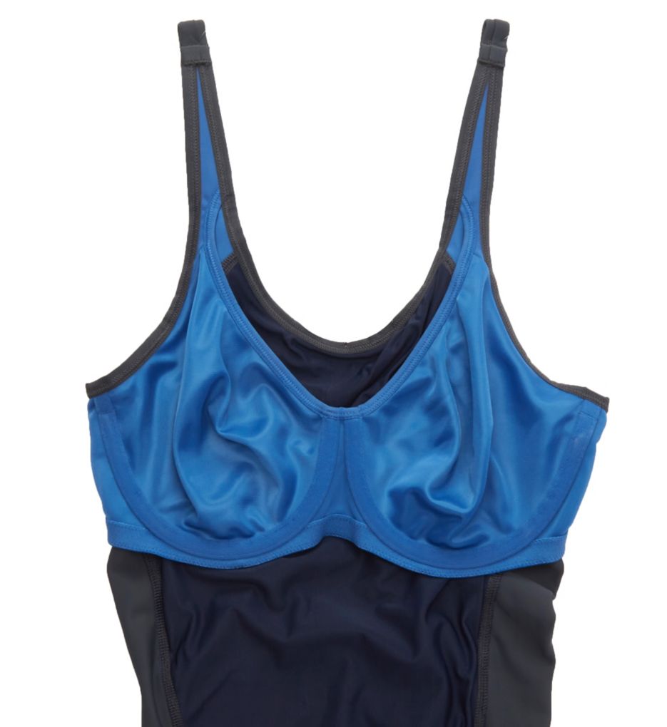 Freya Freestyle One Piece Athletic Swimsuit Blue, AW3969DEN