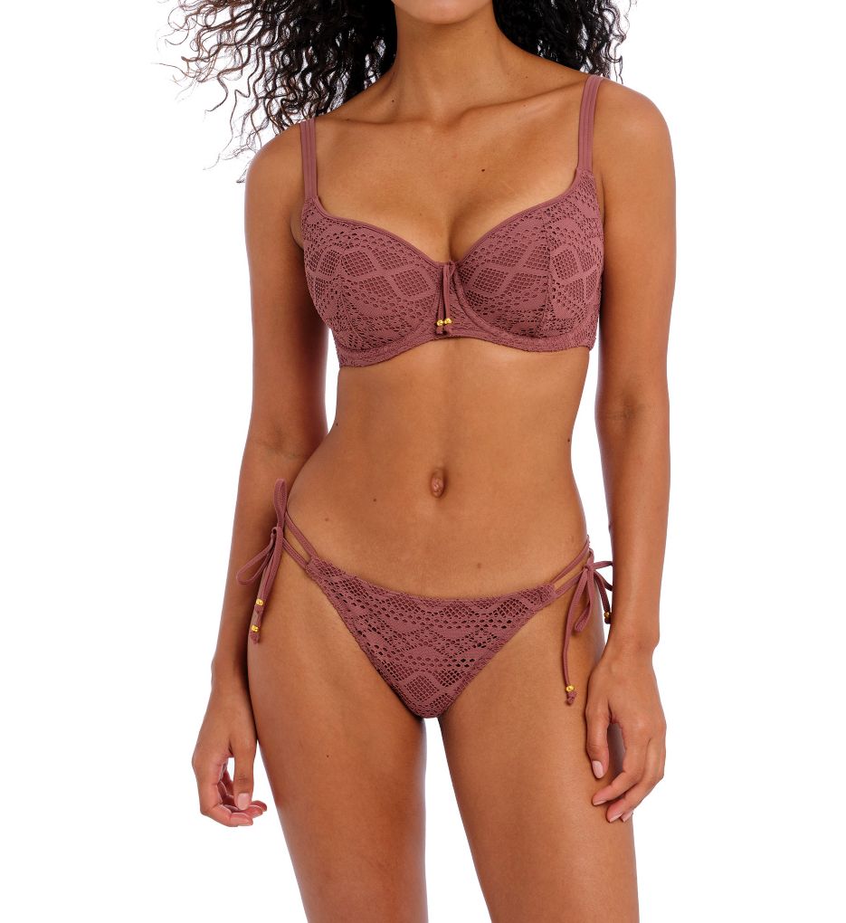 Freya Sundance Concealed Underwire Bralette Bikini Top (4000)- Orchid -  Breakout Bras