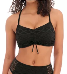 Sundance Concealed Underwire Bralette Swim Top Black 30D