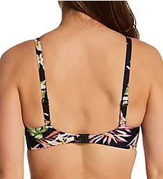 Savanna Sunset UW Plunge Bikini Swim Top Multi 28D