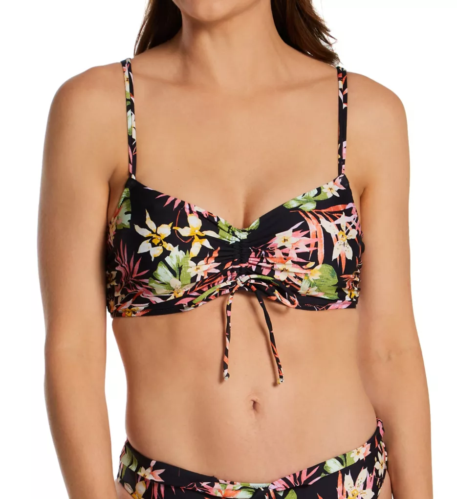Savanna Sunset Underwire Bralette Bikini Swim Top Multi 30DD
