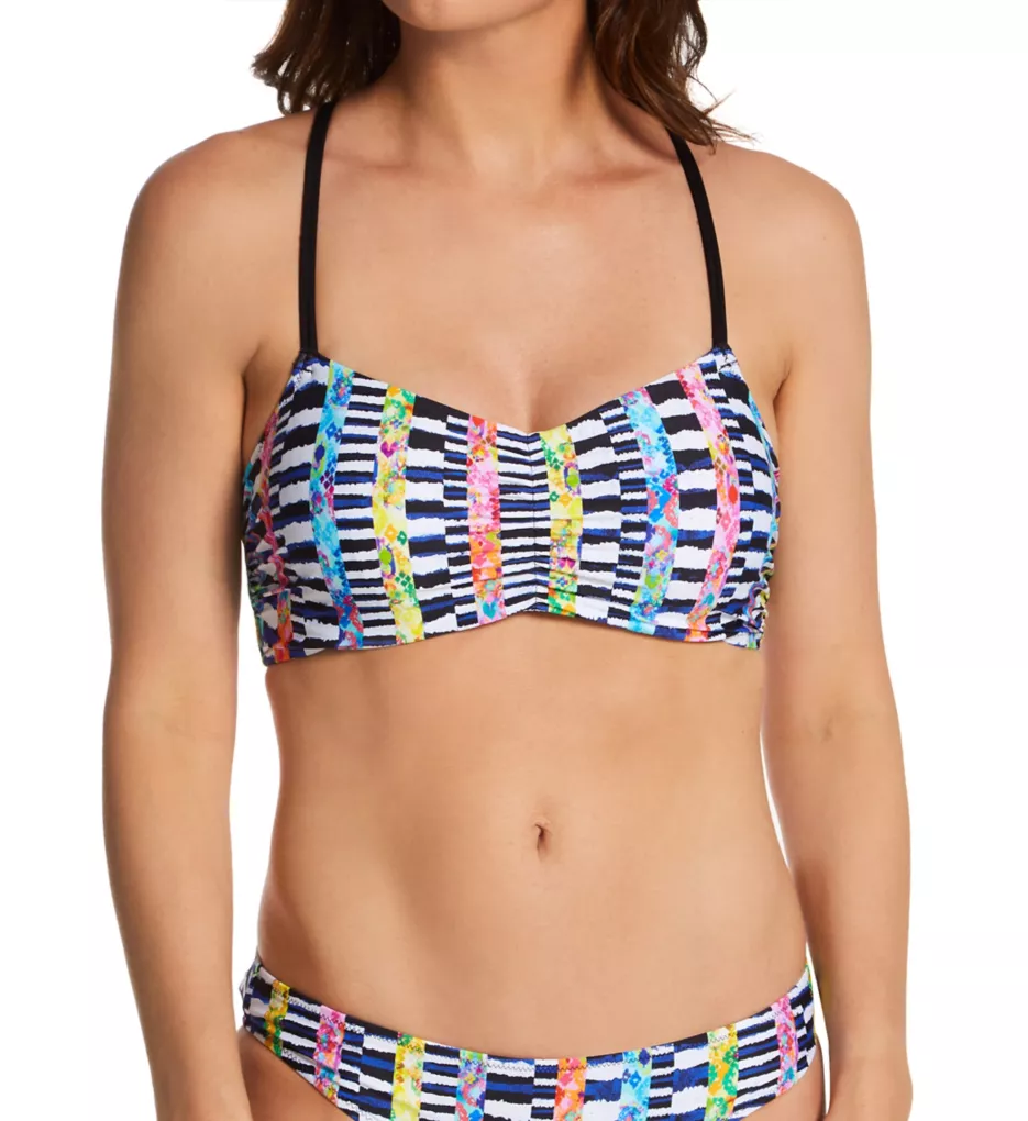 Electro Rave Underwire Bralette Bikini Swim Top