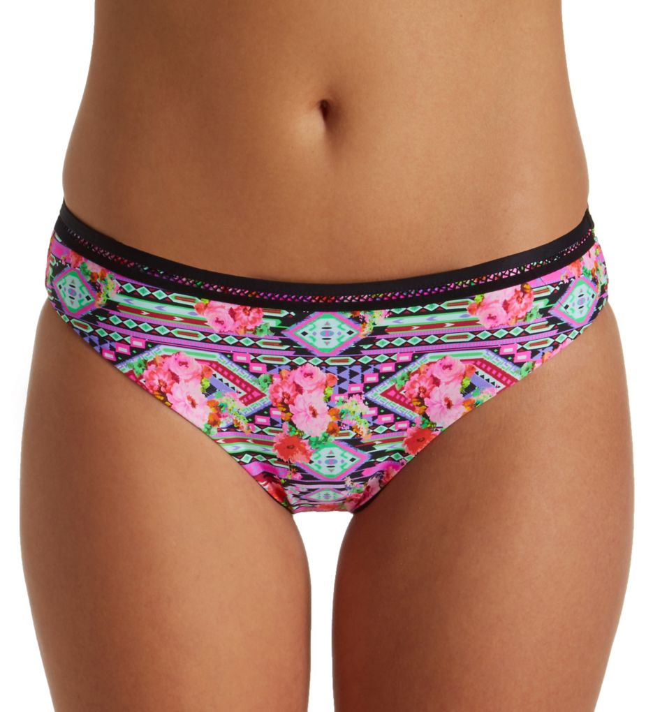 Texas Rose Bikini Brief Swim Bottom-fs