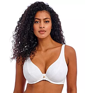 Nomad Nights Underwire High Apex Bikini Swim Top White 36J