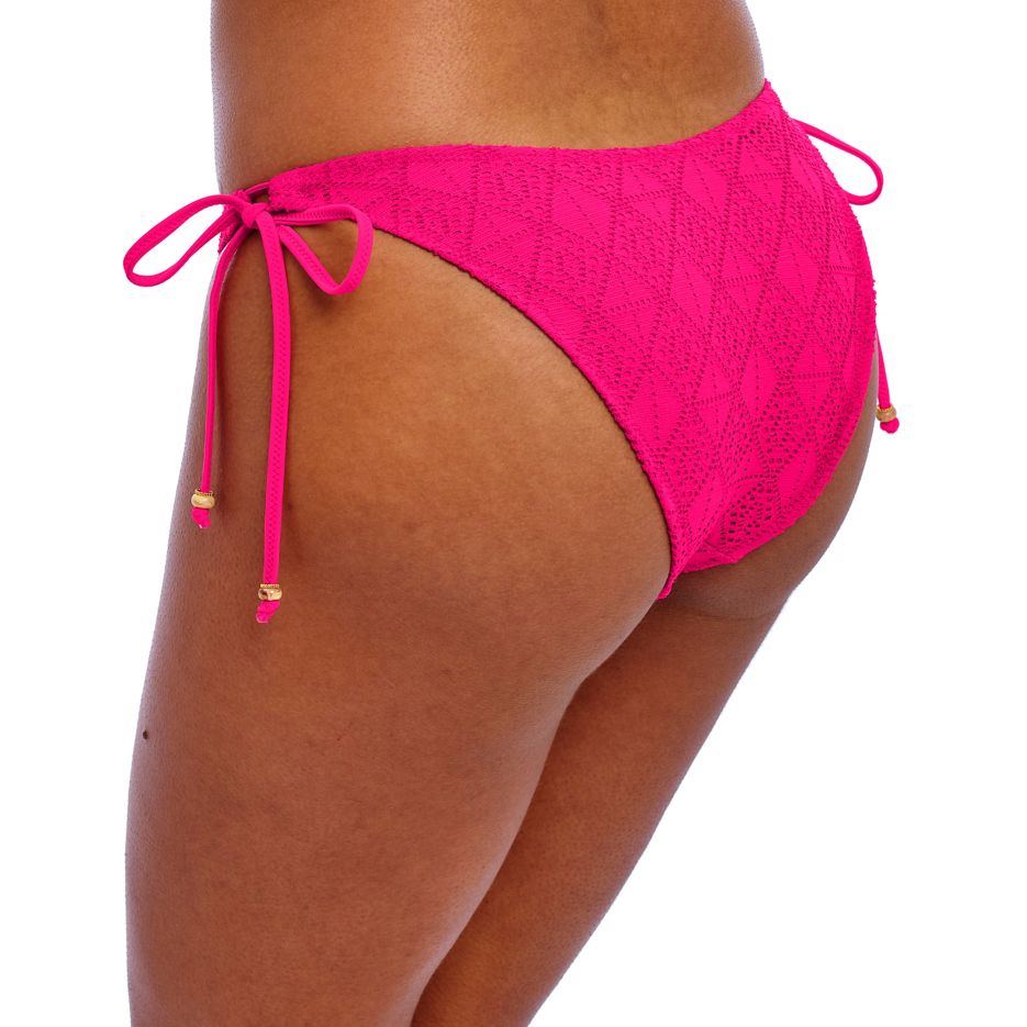 Freya Nomad Nights High Leg Bikini Brief Swim Bottom Fuchsia XL  - Image 2