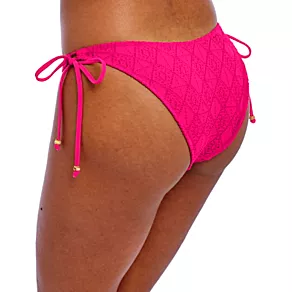 Nomad Nights High Leg Bikini Brief Swim Bottom Fuchsia L