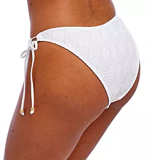 Nomad Nights High Leg Bikini Brief Swim Bottom White XS