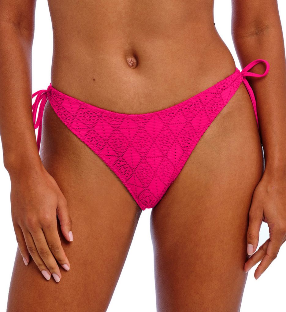 Freya Nomad Nights High Leg Bikini Brief Swim Bottom Fuchsia XL  - Image 1