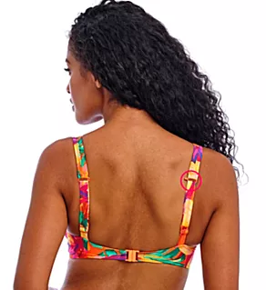 Sun Haze Underwire High Apex Bikini Swim Top Mandarin 28D