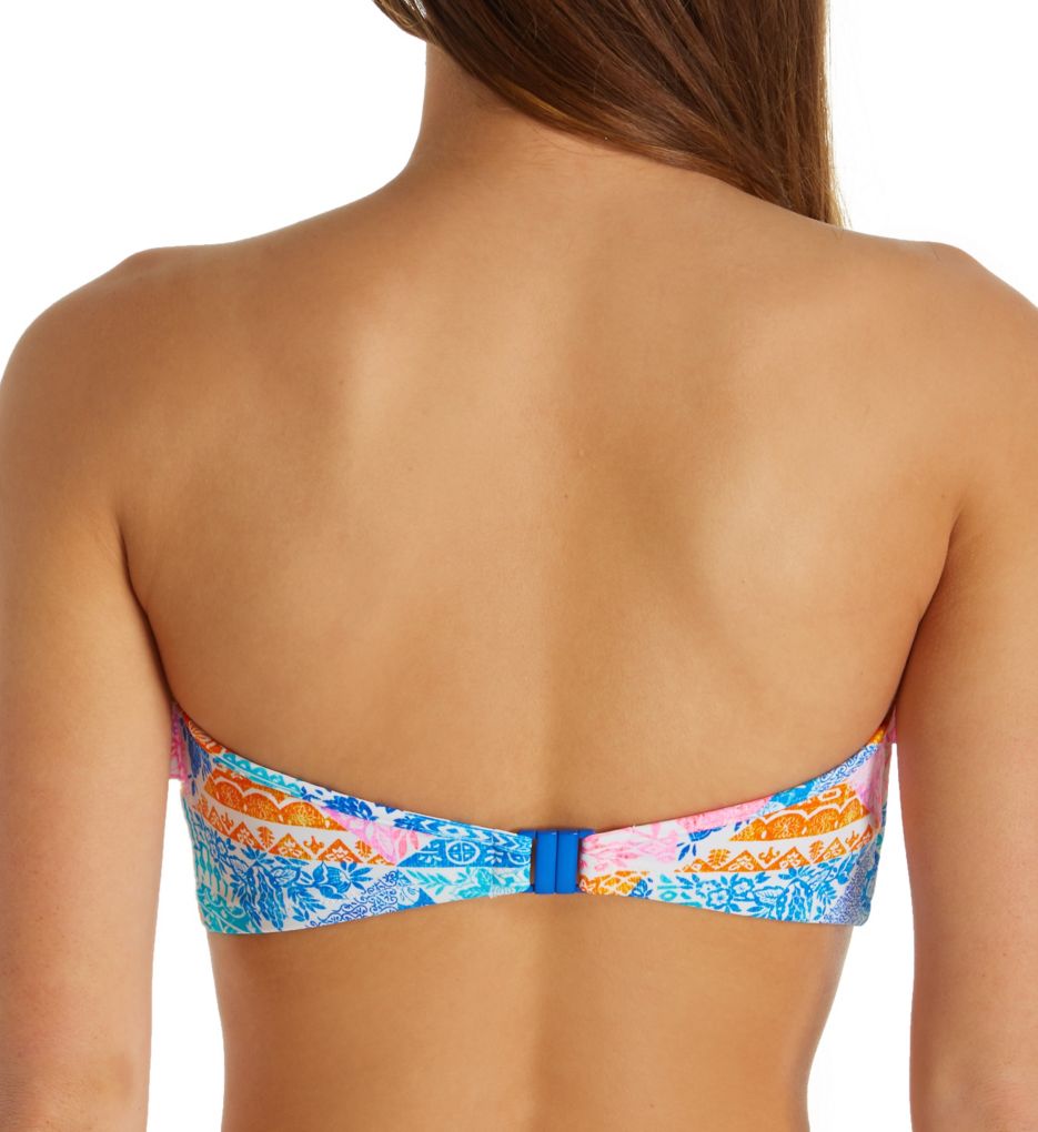 Festival Girl Underwire Bandeau Frill Swim Top-bs