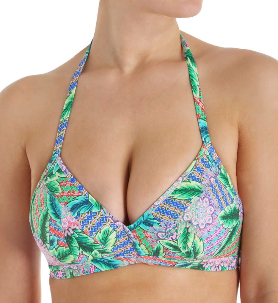 Zamba Wire Free Triangle Swim Top-fs