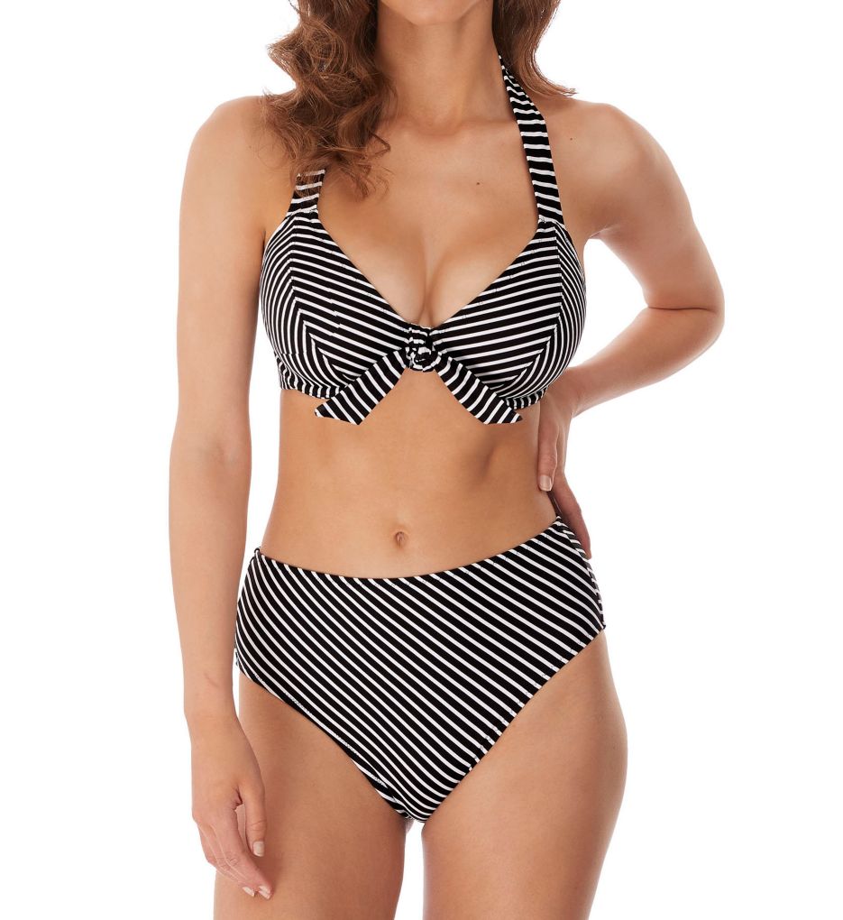 Freya Swim Beach Hut Underwire Padded Bandeau Bikini - Black