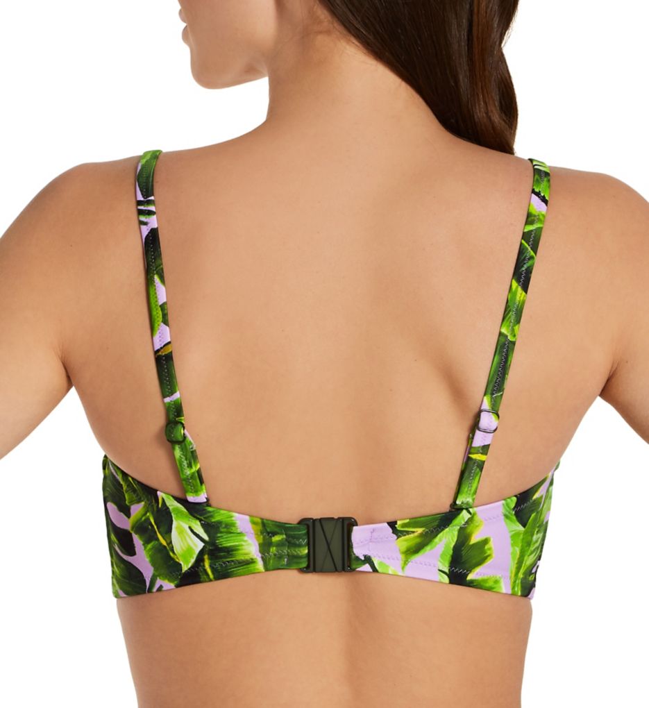 Jungle Oasis Underwire Padded Bandeau Swim Top-cs2