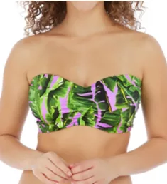 Jungle Oasis Underwire Padded Bandeau Swim Top