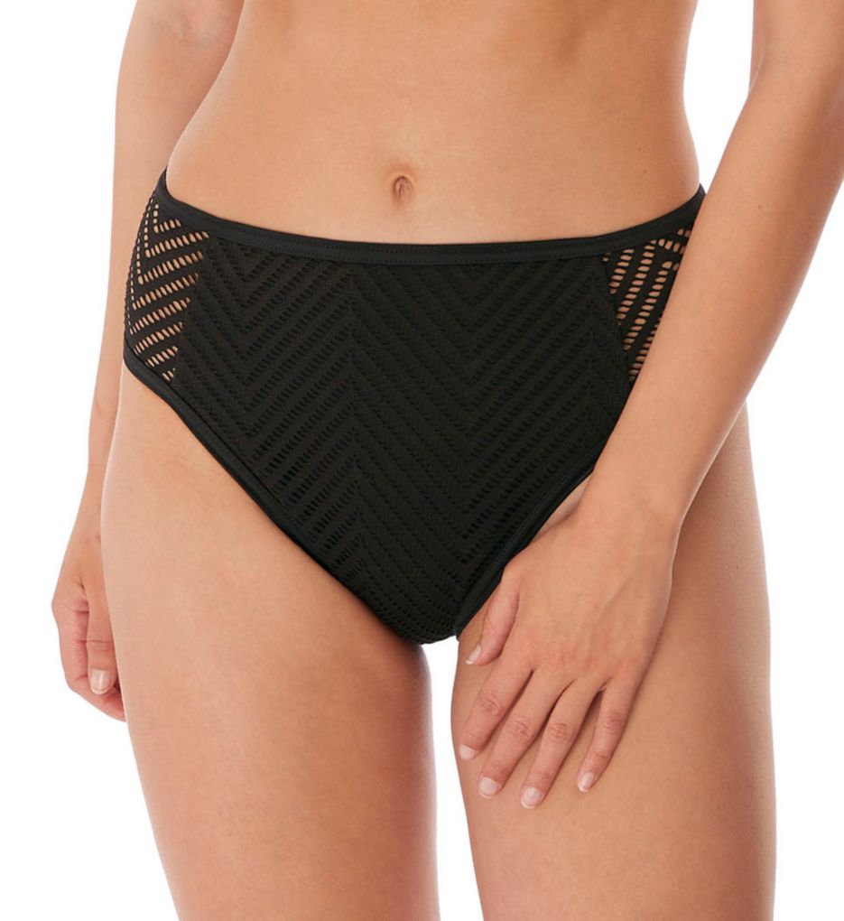 Urban High Waist/Leg Brief Swim Bottom-fs