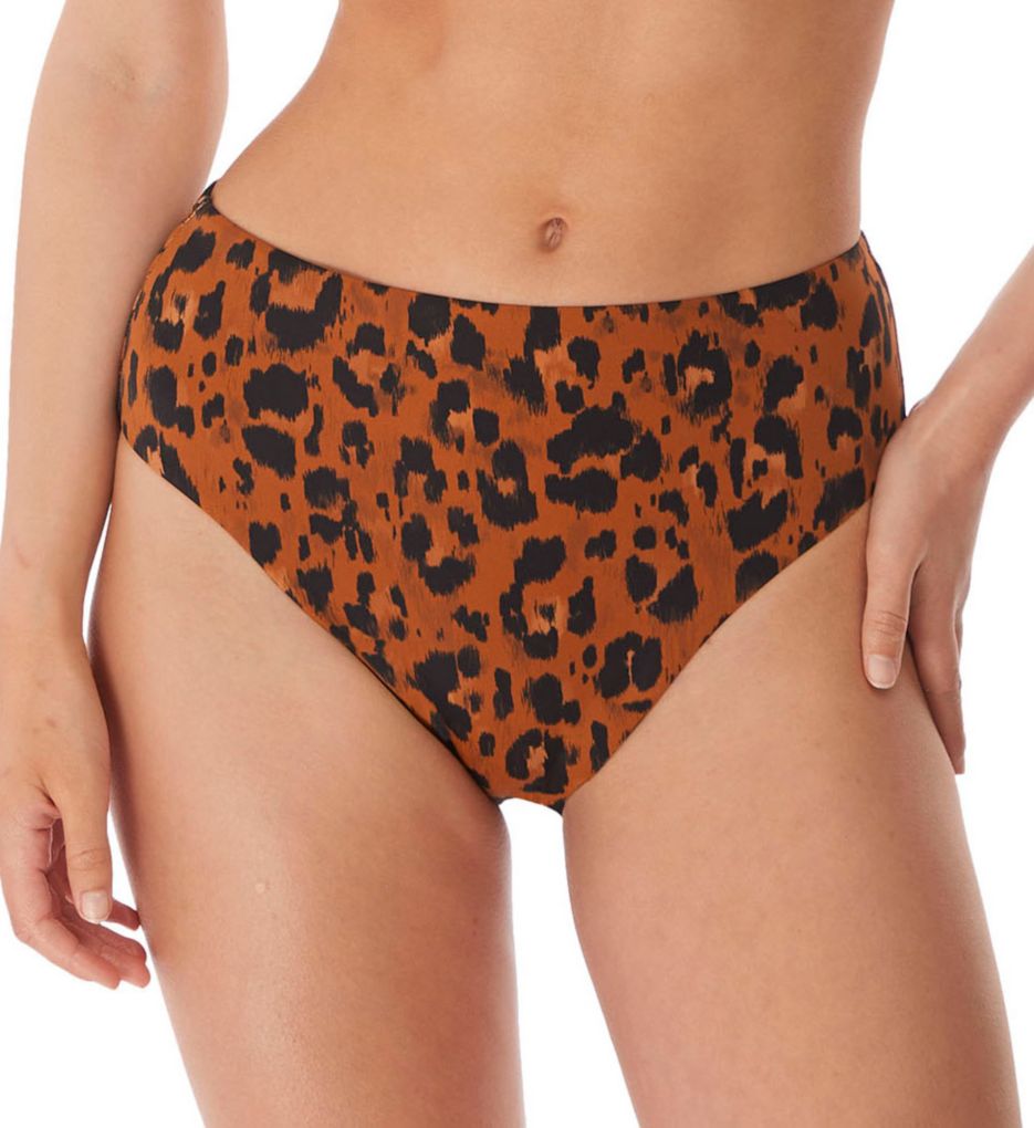 Roar Instinct High Waist/Leg Brief Swim Bottom