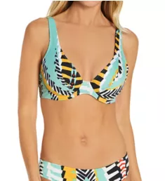 Bassline High Apex Bikini Swim Top