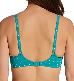 Jewel Cove UW Sweetheart Padded Bikini Swim Top Marine 32H