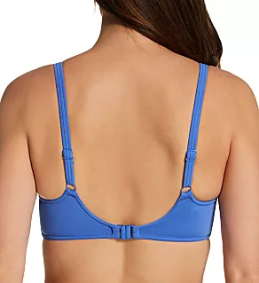 Jewel Cove UW Sweetheart Padded Bikini Swim Top Plain Azure 30HH