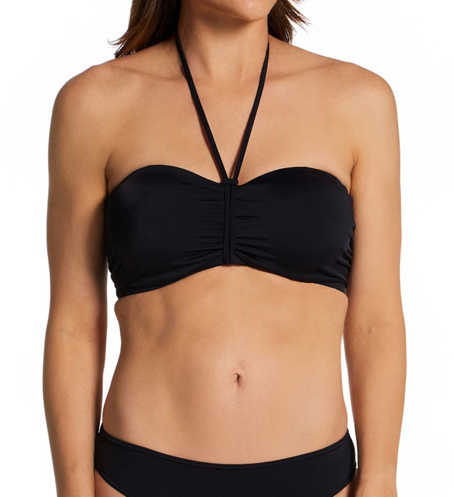 Jewel Cove Underwire Padded Bandeau Swim Top-gs