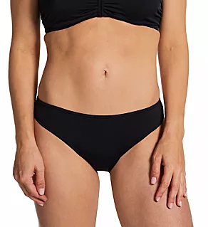 Jewel Cove Bikini Brief Swim Bottom Plain Black 2X