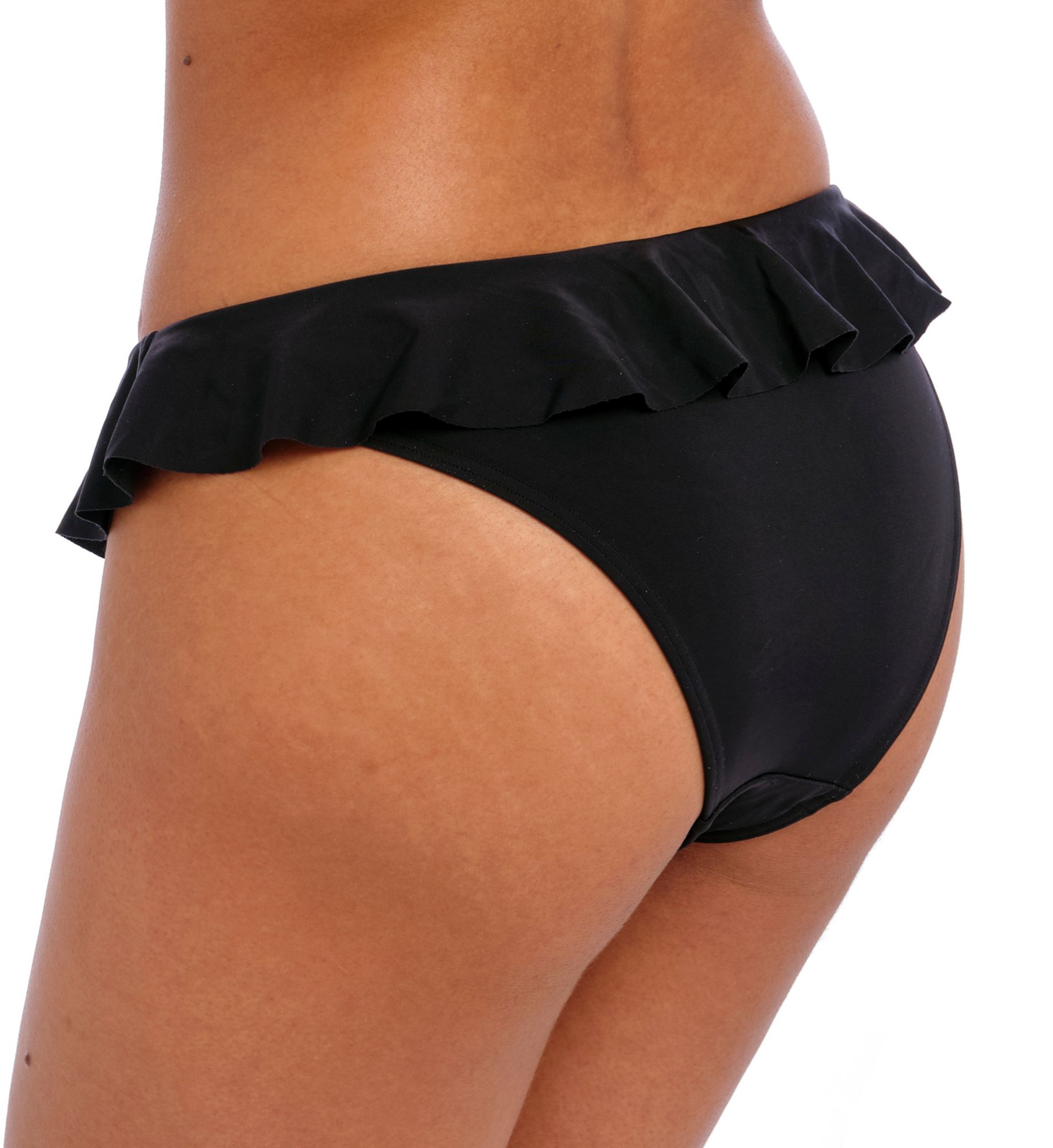 Freya Jewel Cove Italini With Frill Swim Bottom Plain Black M  - Image 2