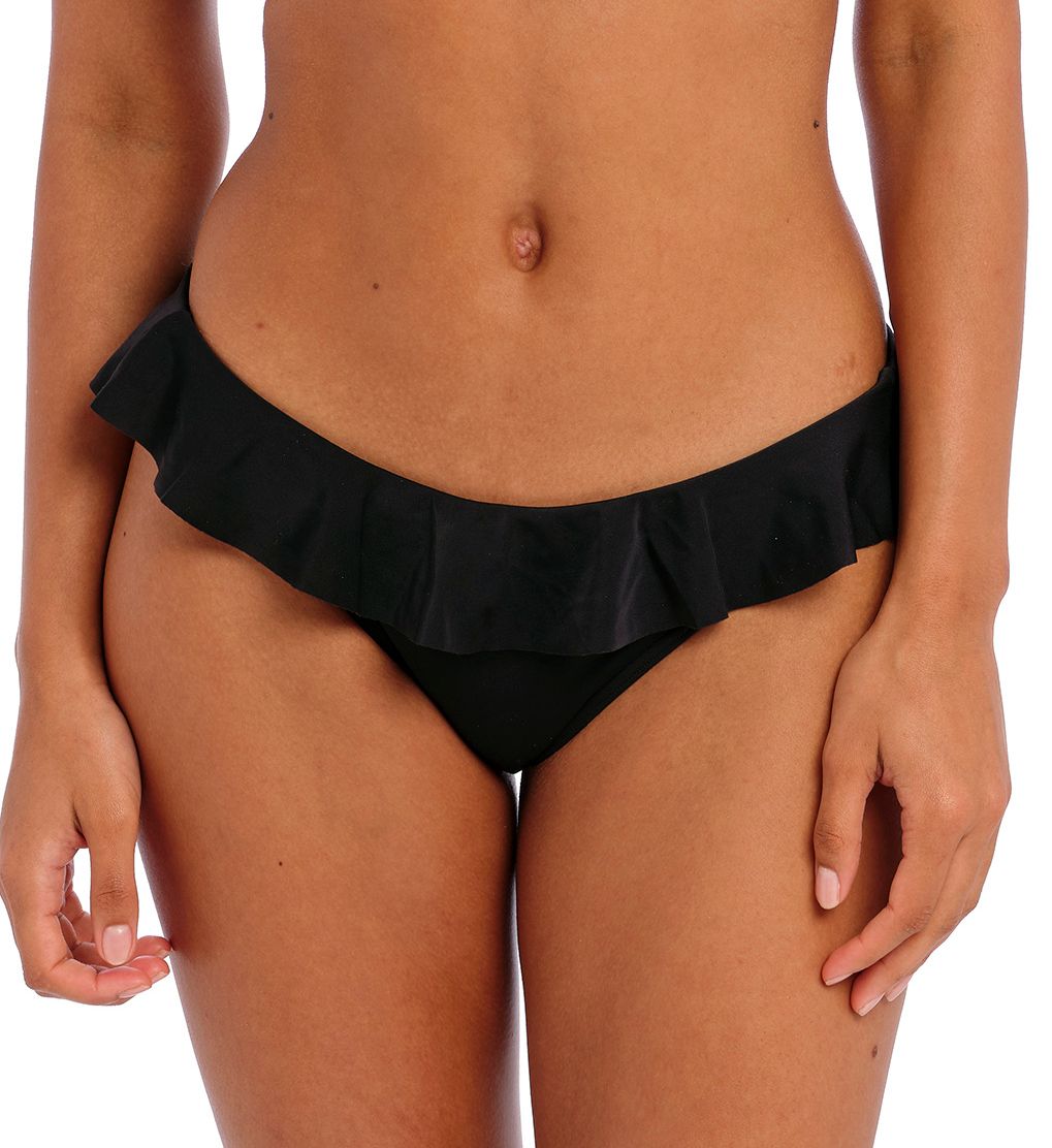 Freya Jewel Cove Italini With Frill Swim Bottom Plain Black M  - Image 1